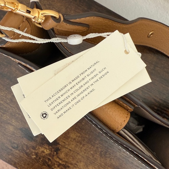 Tory Burch Tassel Brown Leather Crossbody Bag - Picture 5 of 10